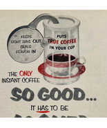 1954 G Washington Instant Coffee Grounds Advertisement Breakfast Beverag... - $27.56 CAD