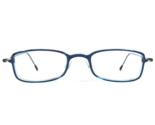Silhouette Gafas Monturas M2820 760 6054 Azul Rectangular Completo Rim 4... - $69.55