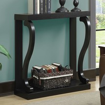Modern Curved Legs Rich Espresso Console Table - $304.52 CAD