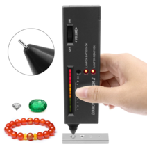 Diamond Gems Tester Pen Portable Gemstone Selector Tool LED Indicator Ac... - $27.99