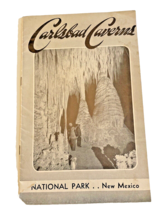 Brochure Carlsbad Caverns National Park New Mexico Vintage with Map Travel 1951 - £7.50 GBP