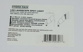 Hydro rain HRLBRS2LED3W Bonze LED Landscape Spot Light Weather Resistant image 7