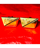 Gorgeous Gold and Black Vintage Anson Cufflinks - €20,70 EUR