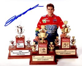 AUTOGRAPHED Jeff Gordon #24 DuPont Racing 3X NASCAR WINSTON CUP CHAMPION... - $112.50