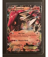 Pokémon TCG Groudon XY Black Star Promos XY52 Holo Promo LP/NM - £7.43 GBP