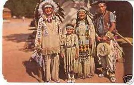 Chief Running Horse and Family - $2.50
