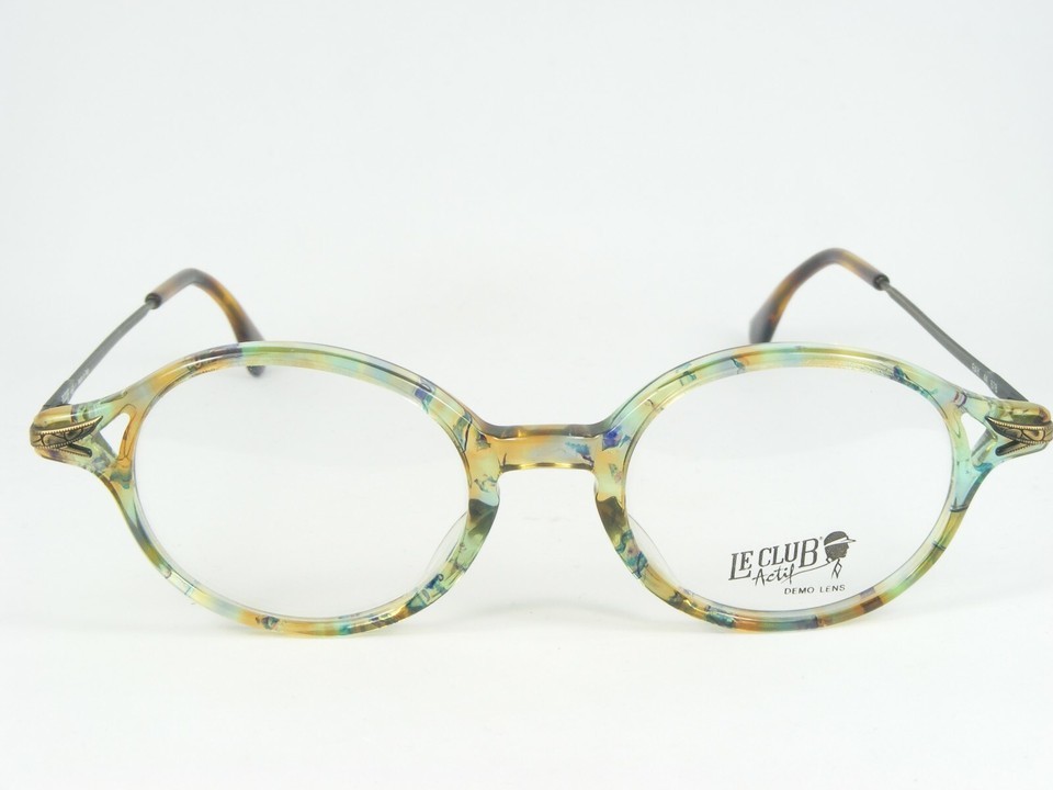 Vintage LE CLUB Actif RAY 44 678 MULTICOLOR EYEGLASSES GLASSES 44-14-140mm Italy Item image 2