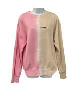 Ariana Grande Sweetener Pink Tan World Tour Thank U Next Crew Sweatshirt... - $71.90 CAD