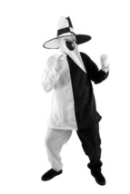 Spy vs Spy White and Black Spy Adult Deluxe Costume Large/XL, NEW SEALED - £97.48 GBP