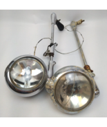 2 Vintage Unity Model H1 Automobile Spot Lights GE Embossed Glass Untested - £74.38 GBP