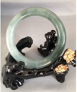 57mm Genuine Burmese Grade A Light Lake Green Jadeite Bangle Bracelet 翡翠... - $2,410.17 CAD