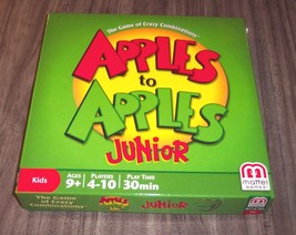 APPLES TO APPLES Junior Kids Family Card Game COMPLETE Cards Mattel - £14.61 GBP