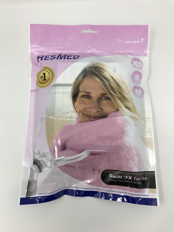 ResMed Swift FX  For Her CPAP Mask & Headgear - Retail Package - 61540 Complete - $69.00