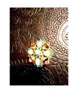 Pink AND Blue Vintage Rhinestone brooch - $20.23 CAD