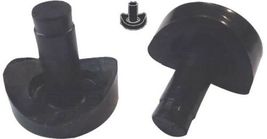 4 Coved Nylon Stem 3/4&#39;&#39; Bumper Glides for Tubular Chair Bases - $8.00
