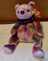 TY Beanie Baby February Teddy Birthday Bear 8&quot; 2001 Mint Tag Stuffed Ani... - £6.37 GBP