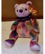 TY Beanie Baby February Teddy Birthday Bear 8&quot; 2001 Mint Tag Stuffed Ani... - £6.40 GBP