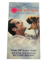 As Good as It Gets Movie (VHS, 1998) Jack Nicholson Helen Hunt Greg Kinnear - £6.18 GBP