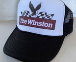 Vintage The Winston Hat Winston Cup Trucker Hat snapback Black Cap NASCAR - $17.56