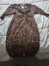 Jessica Simpson Size Medium Maternity Cheetah Dress-Brand New-SHIPS N 24 HOURS - £62.70 GBP