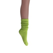 Almond Green  Slouch Socks Size 9 to 11 - $9.89