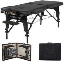 Portable Massage Bed Massage Table With Carrying Case Facial Cradle Salo... - £238.86 GBP