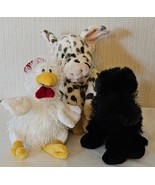 Ganz Pig Chicken Dog Plush Lot Heritage Collection Spot Piglet Animal Fa... - $20.14