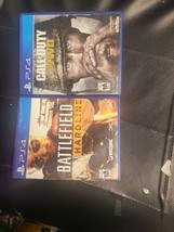 Lot Of 2: Call Of Duty Wwii+ Battlefield Hardline Play Station 4 - £6.29 GBP