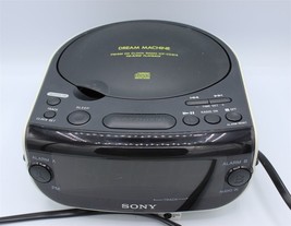 Sony Dream Machine FM/AM Clock Radio ICF-CD815 CDR/RW Playback - Tested - Works - £22.33 GBP