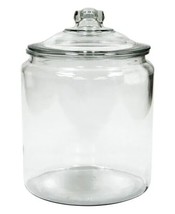 Anchor Hocking ~ 1/2 Gallon ~ Clear Glass ~ Apothecary Jar ~ Canister w/Lid - £29.40 GBP