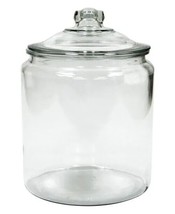 Anchor Hocking ~ 1/2 Gallon ~ Clear Glass ~ Apothecary Jar ~ Canister w/Lid - £30.07 GBP