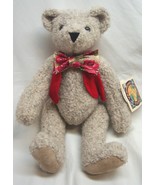 Vermont Teddy Bear Company 1995 JOINTED BEAR W VEST 13&quot; Plush STUFFED AN... - $551.27 MXN