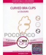 4 Clips Soutien-Gorge Courbé (4 Curved Soutien-Gorge Clips) BYE BRA Art.... - $12.45 CAD