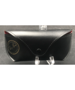 Ray-Ban Luxotica Italy Black Faux Leather Red Felt Sunglass Eyeglass Case - £7.44 GBP