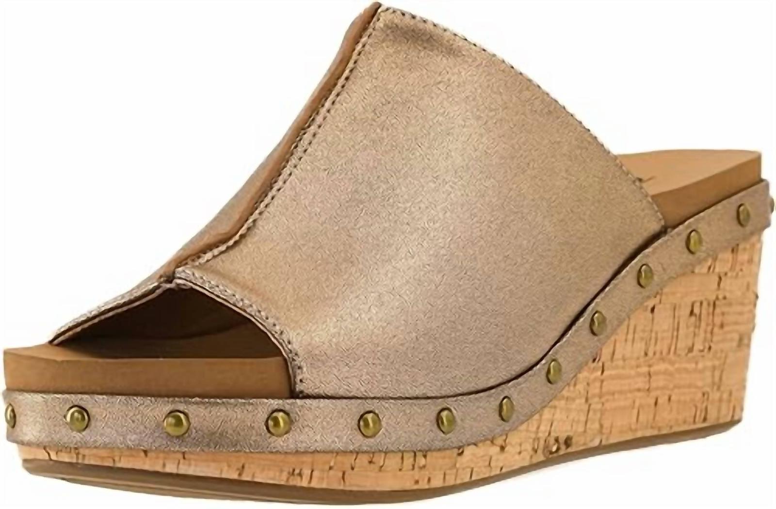 Corkys Footwear Women&#39;s Hissy Fit Wedge Bronze - $51.00