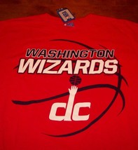 Washington Wizards Nba Basketball T-Shirt Mens 2XL Xxl New w/ Tag - £15.82 GBP