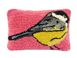 Chickadee Pink Rug/Doormat/Pillow - $25.00