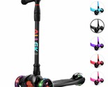 Kick Scooter B02, Lean &#39;N Glide Scooter With Extra Wide Pu Light-Up Whee... - $129.99
