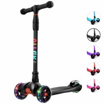 Kick Scooter B02, Lean &#39;N Glide Scooter With Extra Wide Pu Light-Up Wheels And 4 - £102.70 GBP