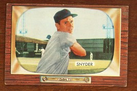 Vintage 1955 Baseball Card Bowman #74 Jerry Snyder Infield Washington Senators - £7.74 GBP