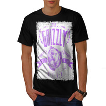 Wellcoda Grizzly Bear Club Mens T-shirt, Giant Graphic Design Printed Tee - £14.79 GBP+