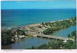 Postcard Wasaga Beach Miles Of Sandy Beaches Georgian Bay Ontario - $2.75