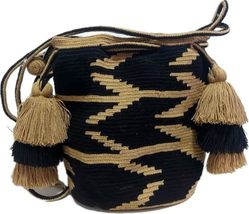 Handmade Wayuu Crochet Tote Bag, Woven Mochila, Colombian Tribal Bag, Be... - $1,790.18 MXN