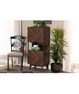 Leryn Walnut Brown Storage Cabinet - $3,388.65 MXN