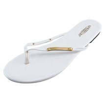 Seychelles Flip Flops White Synthetic Women Shoes Size 8 Medium - £15.60 GBP