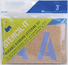 Stencil-It Reusable Lettering Set-3 (Pack of 6) - $68.49