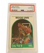 Reggie Lewis Rookie 1989 Hoops #17 PSA 10 Gem Boston Celtics RIP sp RC g... - $940.50