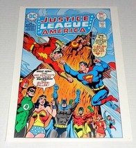 1978 JLA 137 Superman vs Shazam POSTER: Batman/Wonder Woman/Green Lantern/Flash - £44.38 GBP