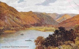 Head of Ullswater Glencoin English Lake District UK A R Quinton Artist postcard - £5.05 GBP
