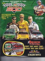 1995 Mountain Dew Southern 500 Program Sterling Marlin Win - $33.64